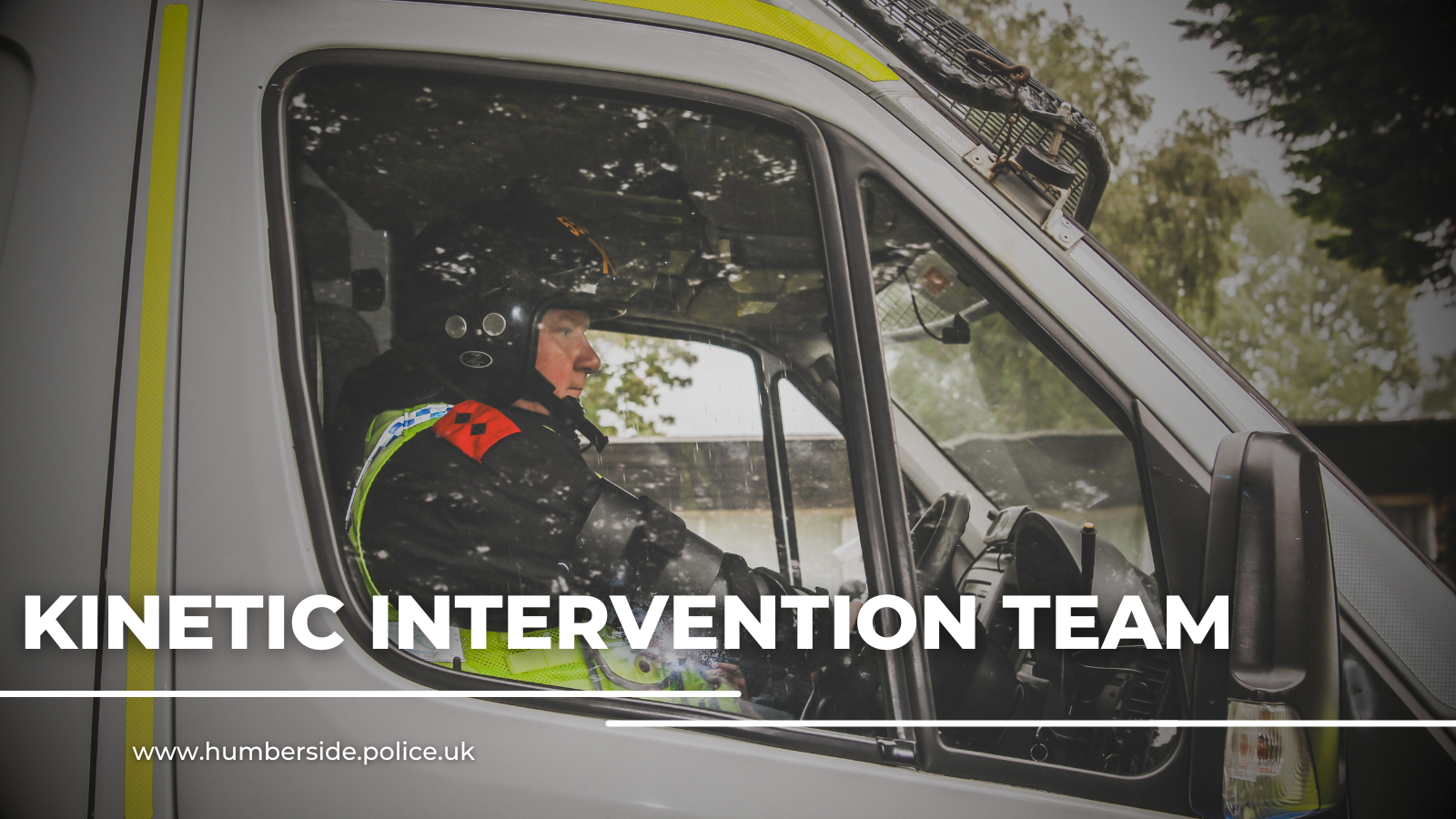 Image of Kinetic officer in police van