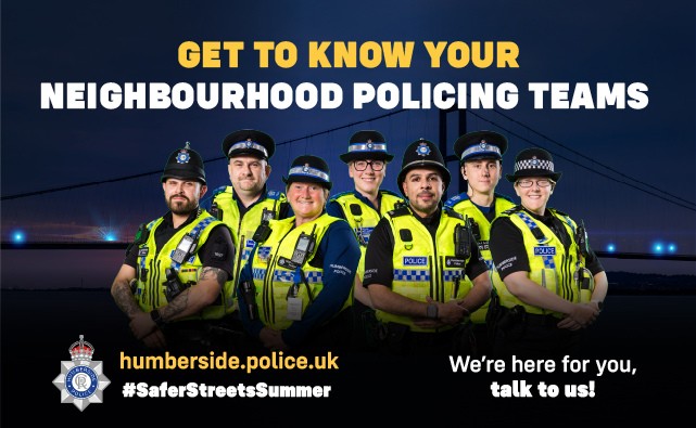 Graphic showing uniformed policing officers