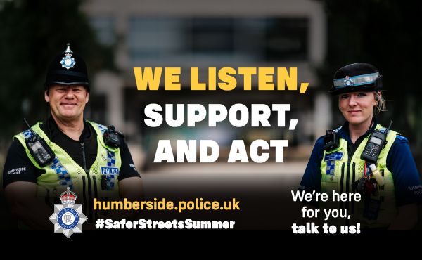 We listen support and act safer streets graphic