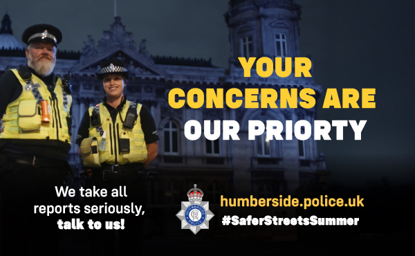 Safer Streets Summer campaign graphic 