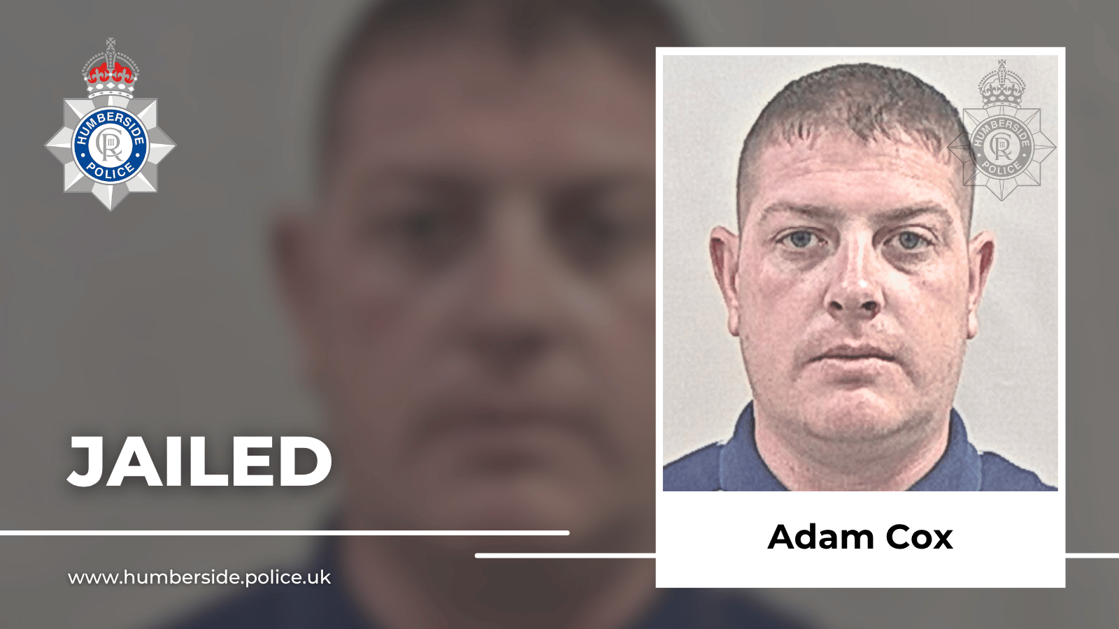 Custody image of Adam Cox