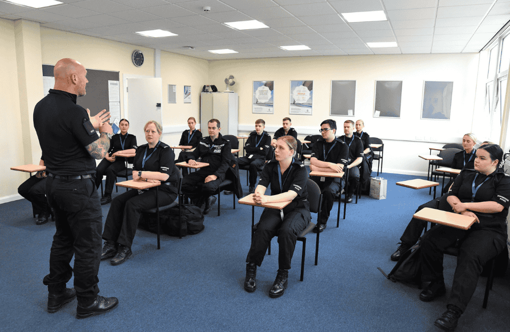 Special Constables training in classroom