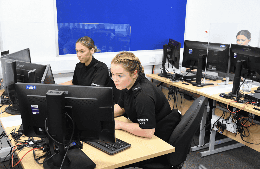 Special Constables in classroom