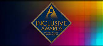 Diamond shaped Inclusive Awards logo 