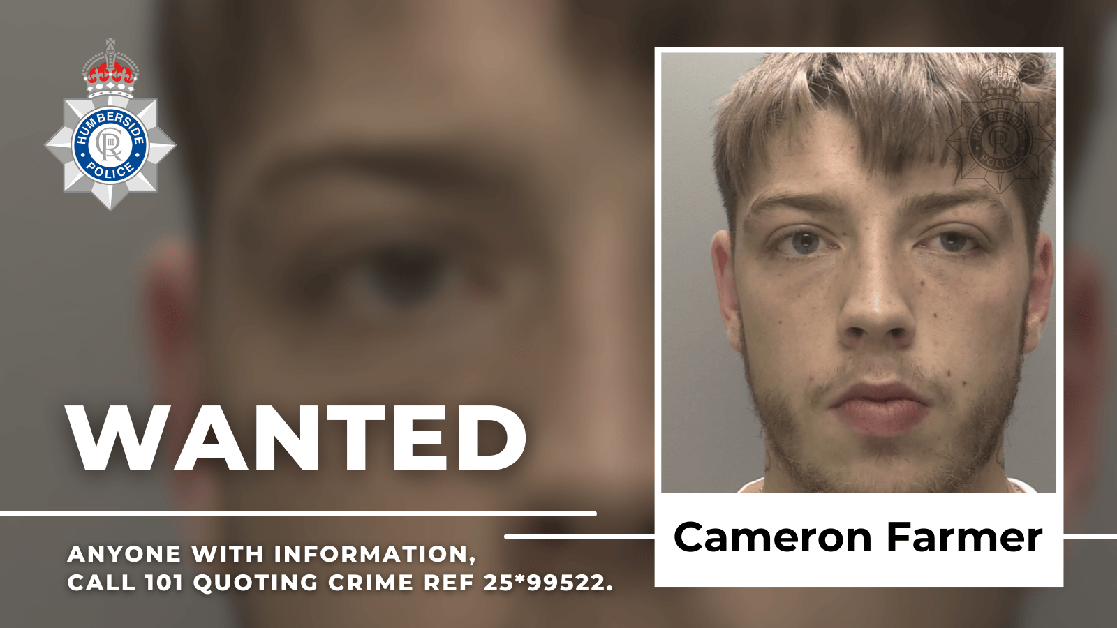 Custody image of Cameron Farmer
