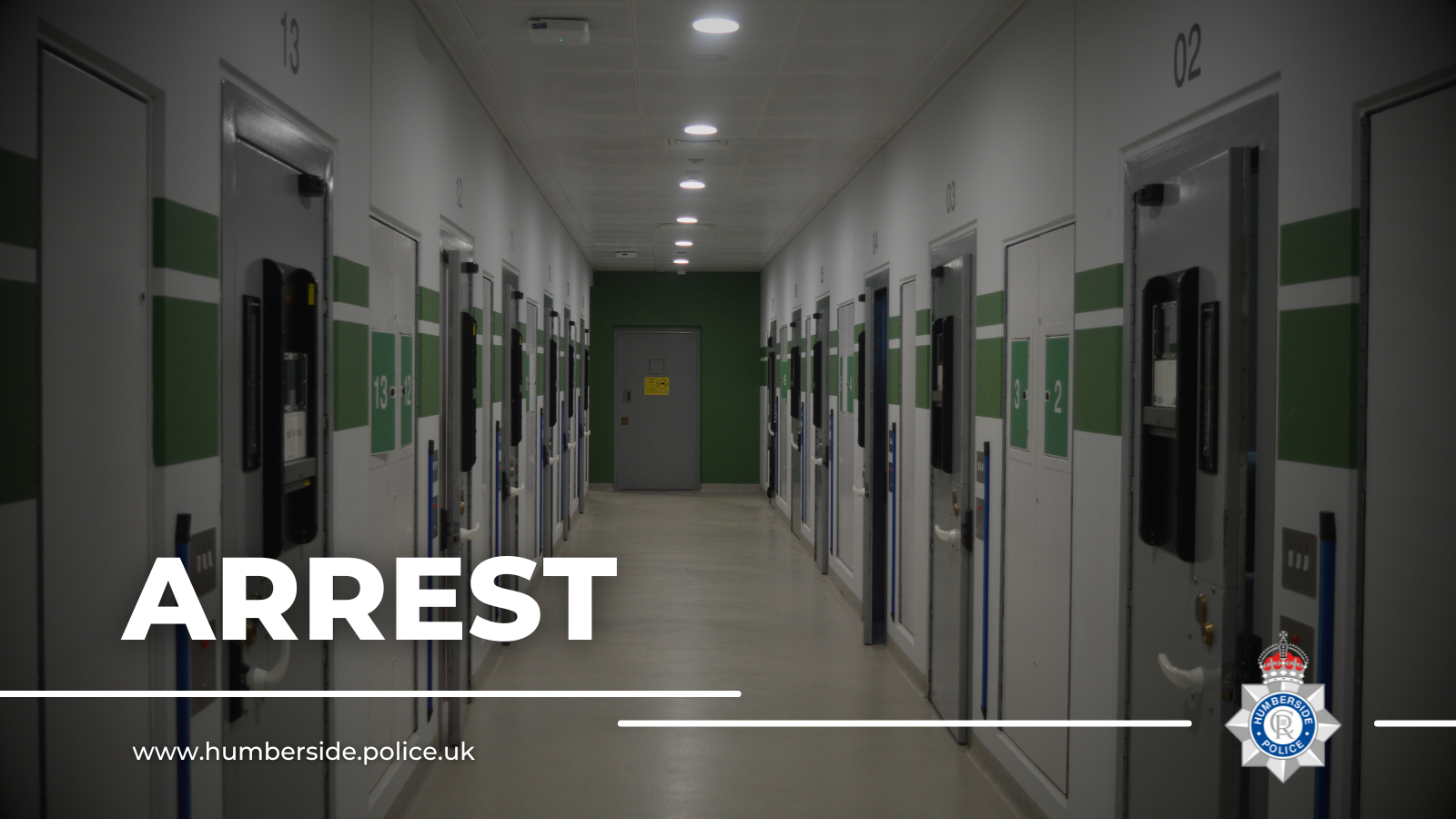 Image of cells in custody suite