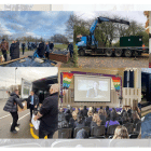 Collage of pictures from PCSO Dawn's projects