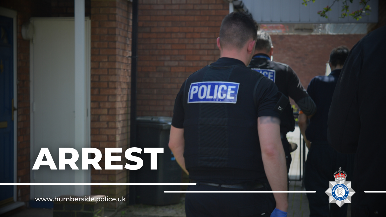 Image of officers attending an address