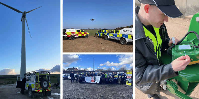 Collage of images showing the work of the Rural Task Force
