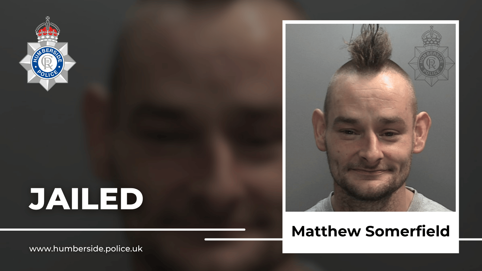 Custody image of Matthew Somerfield