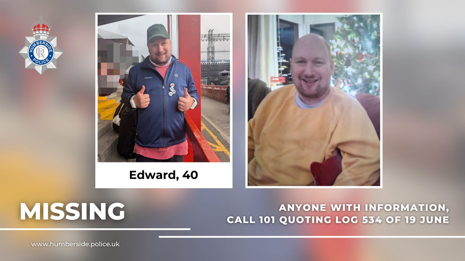 Image of missing Edward