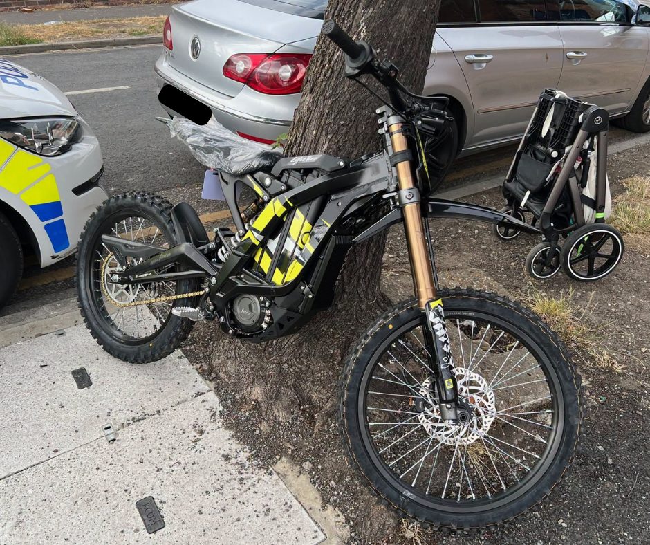 motorbike seized